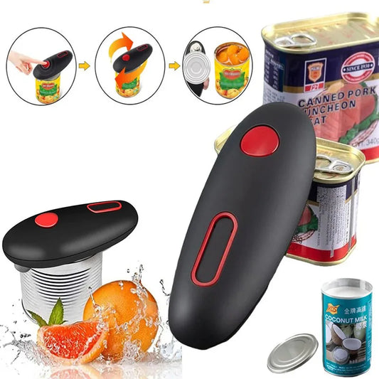 Electric Can Opener – One-Touch Automatic Jar & Can Opener