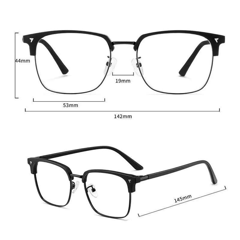 Blue Light Blocking Glasses – Retro Square Computer Eyewear for Men & Women